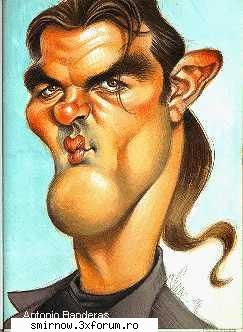 CARICATURI - ANTONIO BANDERAS - Caricaturi vedete