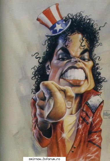 CARICATURI - MICHAEL JACKSON - Caricaturi vedete